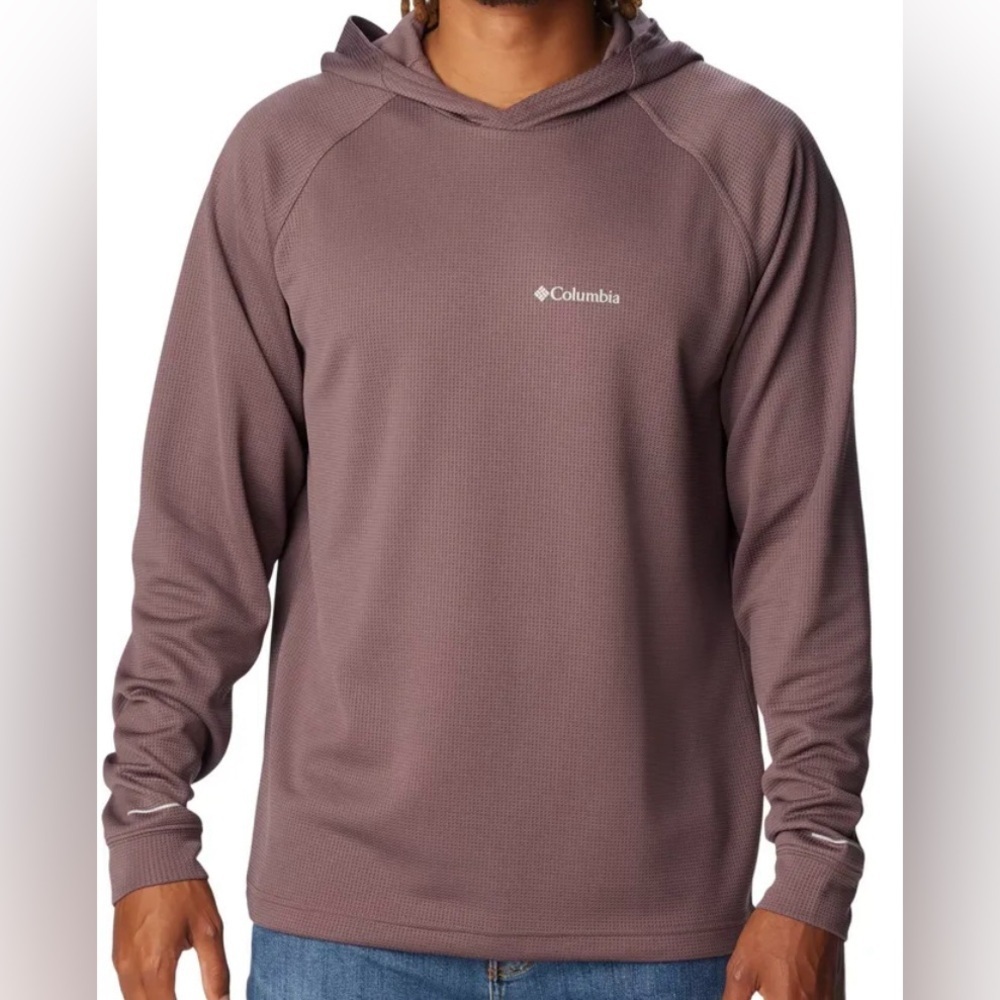 NWT Columbia Men’s SZ S “basalt black mesa pull over hoodie II”/chest 42”-50”
